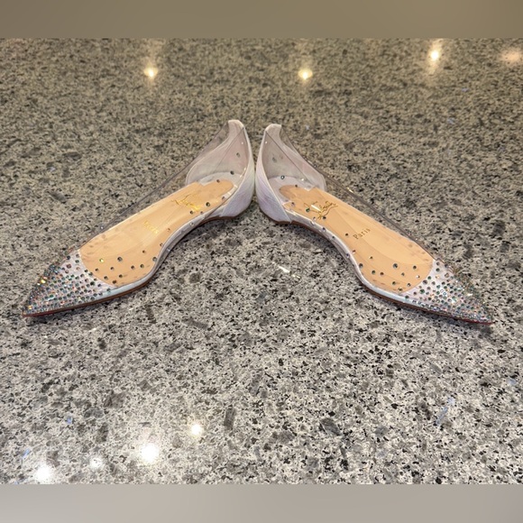 Christian Louboutin Degrastrass 100 PVC White/Multi - Picture 11 of 16